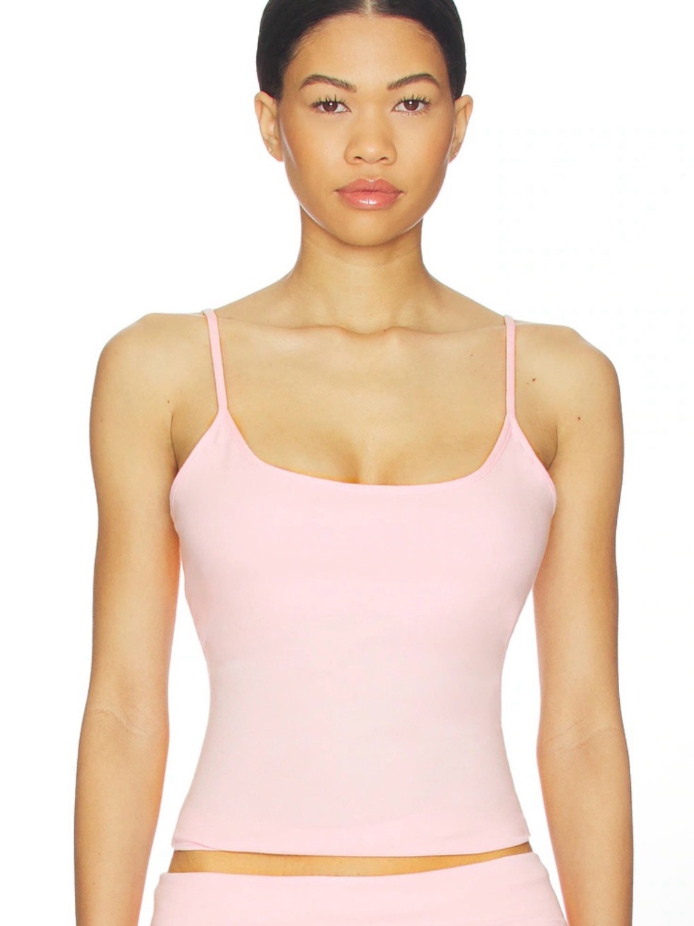 SKIMS Cotton Jersey Cami in Cherry Blossom